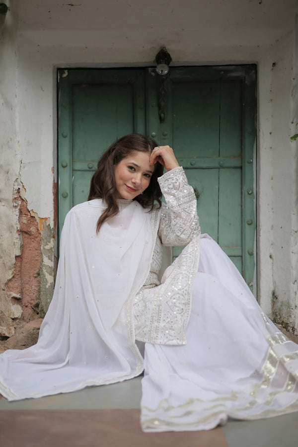 PREMIUM DESIGNER READYMADE TOP-SHARARA-DUPATTA COLLECTIONS