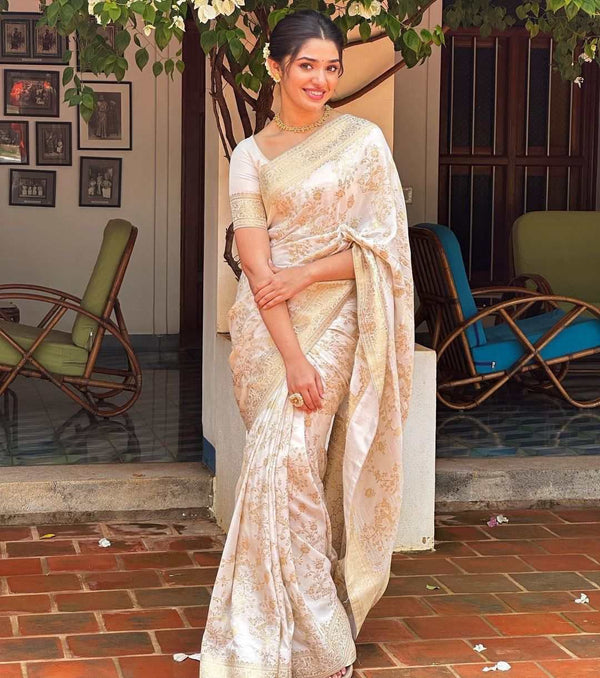 POOJA SPECIAL SOUTH SUPER HIT LICHI SILK SAREE
