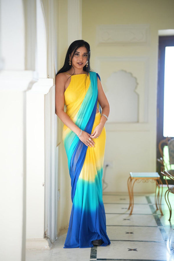 SUPER HIT PADING BOLLY WOOD SPECIAL READY TO WEAR SAREE